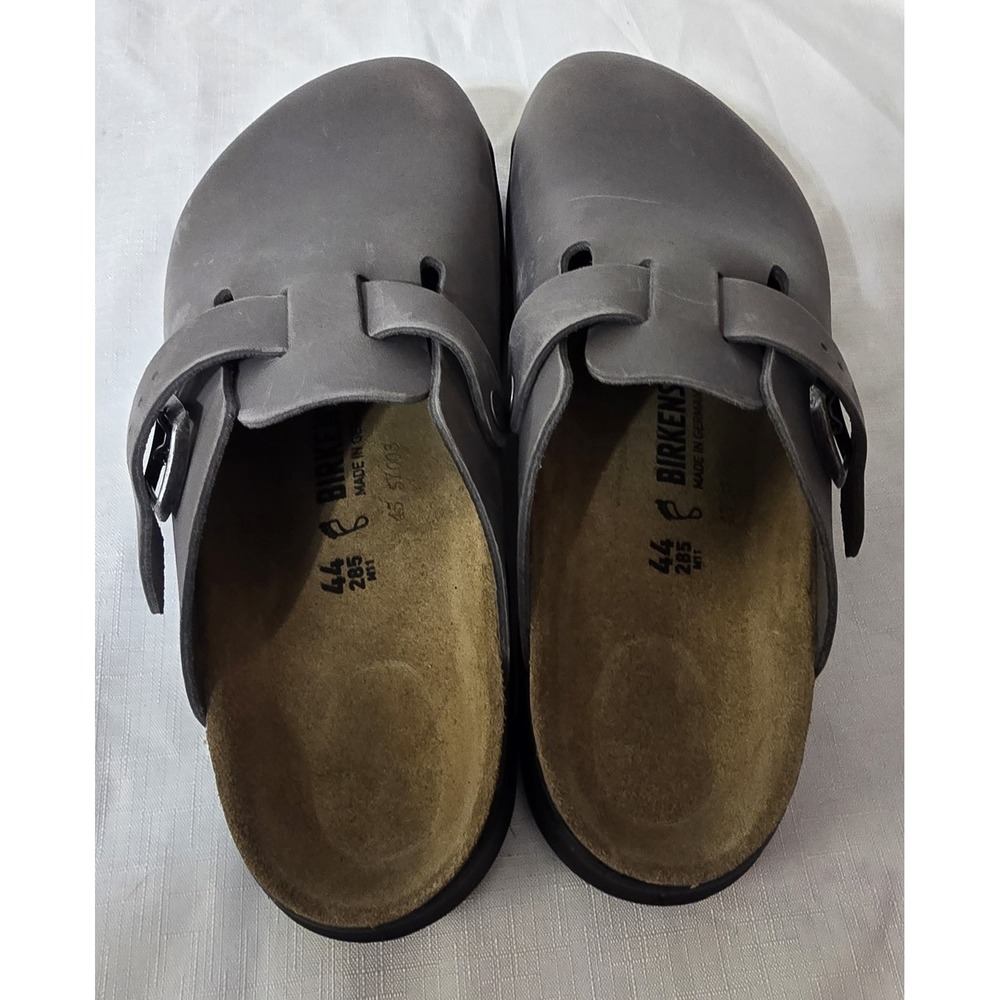 Birkenstock Boston Super Grip Clogs Uniform Work Shoes Grey EU 44 US M11 - Picture 2 of 8